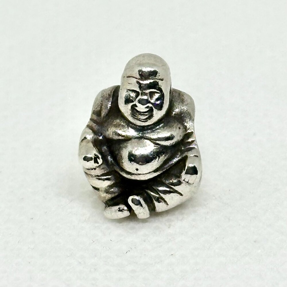 AUTHENTIC PANDORA SMILING BUDDHA SILVER CHARM